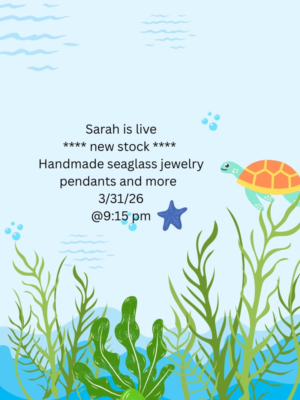 Sarah is live tonight 3/31/26 @9:15 est